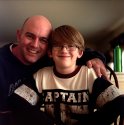 Self portrait with the boy...