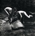 Girls by the lake