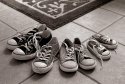 The kids' converse sneakers.