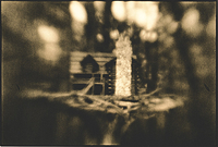 Playing with a pinhole sieve