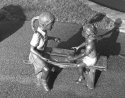 Sculpture of children