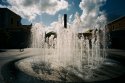 Fountain and Plaza at the foot of the Campo del Morro