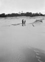 Young couple at the beach.