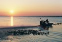 Airboat at Sunset