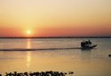 Airboat at Sunset