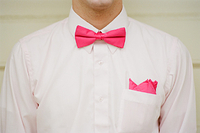 Pink Bow Tie