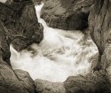 Rocks and swirling water, Point Lobos, 2011