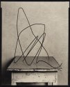 still life with bent wire