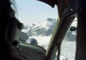 Sawyer glacier aerial view