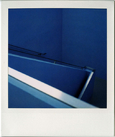 Blue stairs