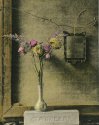 flowers frame brick