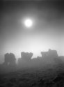 Rock of Dunamase Castle-fog.