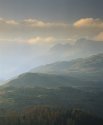The Langdale Pikes from Loughrigg Fell.
