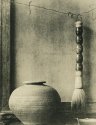 caligraphy brush with vase