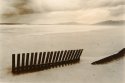 Sand fencing, Tarifa, Spain