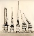 Swinging cranes