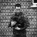 Soldier and Puppy