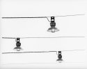 Overhead street lamps