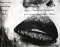 Lips on Wall