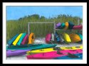 Kayaks, Fenwick Island (hand-colored)