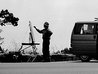 Plein Air Painter in Profile