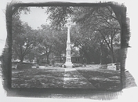 Texas Chrysotype Process: Fannin Monument