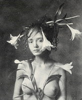 Portrait of Cille - Bromoil