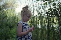 hiking about the pond nearby
