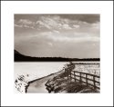 Snowfield, Fence and Sky