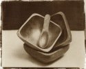 Wooden Bowls; Gum print