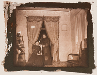 Vintage Glass Neg Salt Print