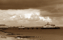 Eastbourne pier and clouds