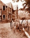 Farm house and machinery