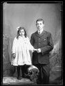 Scan of an Edwardian Glass negative contact print