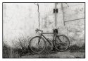 locked up bicycle