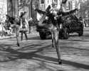 St Patricks Day Parade - Cool Jump Kick Move