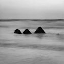 Three Rocks and Surf - Big Sur