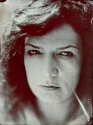 Ambrotype on red glass 18X24cm