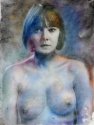 Bromoil portrait - Alberte