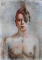 Bromoil portrait - Fanny