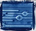 tap and die cyanotype