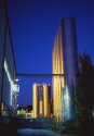 Industry in full moon night