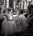 Honey's Fan -- vintage dressing room