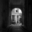 Courtyard Near the Bibliotheque de Paris