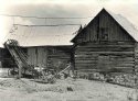 Old Barn With Overhead Wire
