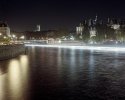 The Hotel De Ville, The Seine, Night, Paris