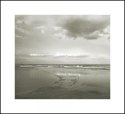 Wet Sand, Clouds, and Ocean