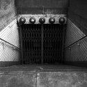 Abandoned subway entrance, Palais de Justice