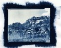 Red Rock in Blue