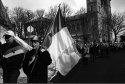 Flagbearer, St. Patrick's Day Parade; St. John's Nfld. 2014